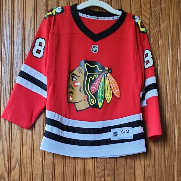 NHL Red Blackhawks Kids Jersey - Picture 6 of 8